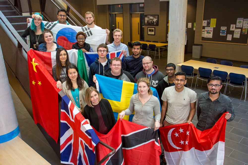 UOIT 2016 international exchange students
